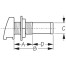 Chr Zn Streamline Head Tank Vent Dimensions of Sea-Dog Line Chrome Plated Zinc Tank Vent - Streamline Head