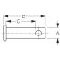 Dimensions of Sea-Dog Line Clevis Pins