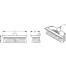 Dimensions of Sea-Dog Line Combination Soft Bristle Brush & Squeegee