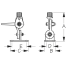 Deck Mount Antenna Base - Heavy Duty