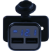 Dual USB Power Plug with Voltage/Amp Meter