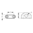 diagram of Sea-Dog Line Fairlead