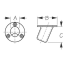 diagram of Sea-Dog Line Flush Mount Flagpole Socket