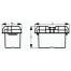 Dimensions of Sea-Dog Line Group 24 Battery Box