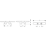 Dimensional Diagram of Sea-Dog Line Heavy Duty 2-Hole Cleat