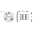 diagram of Sea-Dog Line Hose Deck Fill - 316 S.S