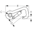 Locking Asymmetric Snap Hook With Eye Insert