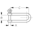 Long D-Shackle