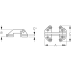 Long Reach Hatch Hinge