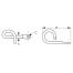 diagram of Sea-Dog Line Main Sail Hook