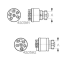 dia of Sea-Dog Line Polypropylene Three Position Ignition Switch
