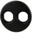 black of Sea-Dog Line Power Socket Mounting Adapter Plate