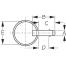 Dimensions of Sea-Dog Line Quick Release Fast Pins