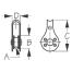 Diagram of Sea-Dog Line 25 mm Wire Rope Stainless Steel Block