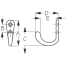 Dimensions of Sea-Dog Line Single Coat Hook - Small Base