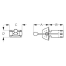 diagram of Sea-Dog Line Single Function Lever Engine Control - Stainless Steel