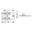 dia of Sea-Dog Line Stamped Stainless Short Side Door Hinge