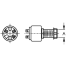 Three Position Ignition Switch: 3 Screw Terminal