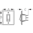 Wall Mount Rocker Switch