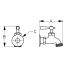 diagram of Sea-Dog Line Washdown Faucet 