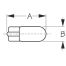 Wedge Base Light Bulb