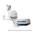 side of Seaview 12-1/2" Dual Mount - for Closed Dome Radar and a Satdome or Camera