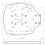 Modular Top Plate with Tail for Starlink  PMA57M1 Base
