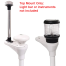 Light Bar Top - Dual Mount Adapter for Nav Light & GPS
