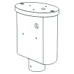 Diagram of Seaview Light Bar Top for Masthead, Stern & All-Round/Anchor Lights