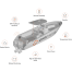 schematic of Siren Marine Wired Sensors