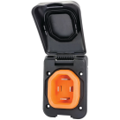BM30PB | 30 Amp - Non-Metallic Inlet - Black