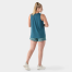 sw002373g74-back of Smartwool Women's Active Ultralite High Neck Tank
