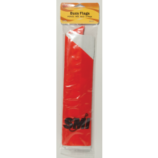 Buoy Flag 9x12 Triangle - Tie-On Red