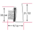 Unbeaded Channel Weatherstrip with Steel Core