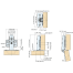 Concealed Hinge - Stainless Steel Soft/Self Close
