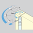 JSA-120S Spring Hinge - Satin