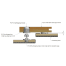 Diagram of Sugatsune PC-F1 Fastmount Standard Clip - Self-Tapping Female Socket