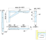 diagram of Sugatsune Stainless Steel Folding Bracket
