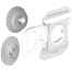 TC-F6H Fastmount Textile / Cushion Mounting - Quick Release Female Clip