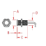 Dimensions of Suncor Tri Star LED Light - Back Mount