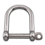 Wide D Shackle w/Screw Pin