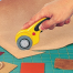 45mm Ergonomic Rotary Cutter - Tungsten