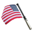 Carbon Fiber Flag Pole with J-Lock System