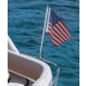 Rail Mount Flag Pole Sockets