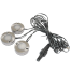 46308 of Taylor Made Group Solar Powered Surface Mounted LED 3 Light Set