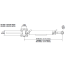 Dimensional Diagram of SeaStar Solutions Seastar Hydraulic Sterndrive Cylinders