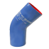 Trident Marine Hose & Propane 242V Ser 45 Degree Reinforced Very High Temp Blue Silicone Exhaust Elbows