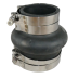 43ss of Trident Marine Hose & Propane THHR Series Step-Up High Temp Black Rubber Exhaust Bellows - Sgl Hump Hose