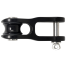 Top View of Tylaska 2:1 Halyard Shackle - with Integral Sheave
