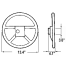 V33 Hard Grip Steering Wheel